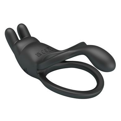 Ерекційне вібро кільце Pretty Love - SETH Black, 7 vibration functions, BI-210335