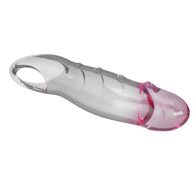 Насадка-презерватив PRETTY LOVE - Damell Penis Sleeve Clear Pink, BI-026278NM
