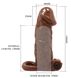 Насадка - презерватив с вибрацией Brave Man, BI-016011 ( коричневая )