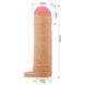 Подовжуюча насадка презерватив Pretty Love - Bunion 1" Flash, BI-026253