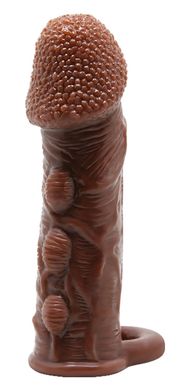 Насадка - презерватив Brave Man, BI-016012 ( коричнева )