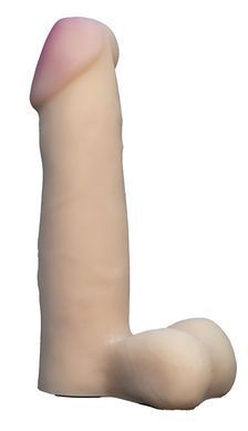 Насадка для страпона тілесна EGZO CIBERSKIN NSTR19 ( 16,5 см х 3,7 см )
