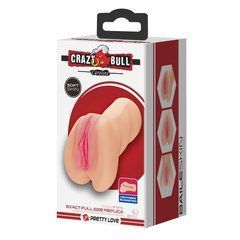 Мастурбатор c двумя входами Crazy Bull - Caroline soft skin, BM-009237N