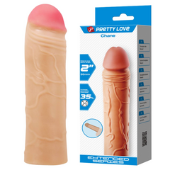 Удлиняющая насадка презерватив Pretty Love - Chane 2" Flash, BI-026254