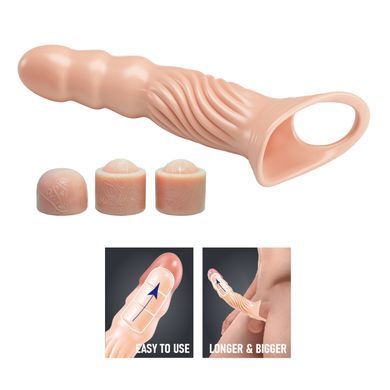 Удлиняющая насадка Pretty Love - Adjustable Penis Sleeve, BI-026263H