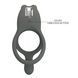 Ерекційне вібро кільце Pretty Love - MASTER RING Gray, 7 vibration functions, BI-210335-1