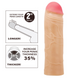 Подовжуюча насадка презерватив Pretty Love - Chane 2" Flash, BI-026254