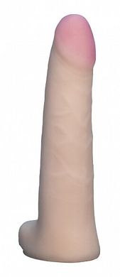 Насадка для страпона тілесна EGZO CIBERSKIN NSTR20 ( 18 см х 3,6 см )