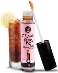 Блеск для губ с эффектом вибрации Secret Play - LIP GLOSS Vibrant Kiss Cola, 6 грамм