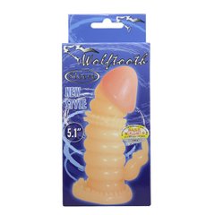 Насадка-презерватив BI-016008-0102S ( тілесний )