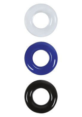 Набор эрекционных колец STAY HARD Cock Ring Set color, BS2600077